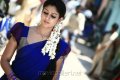 Nayanthara in Blue Saree Cute Stills