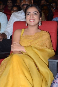 Actress Nazriya Nazim Fahadh Latest Images in Golden Yellow Saree