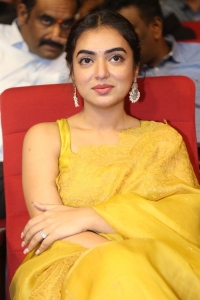 Actress Nazriya Nazim Fahadh Latest Images in Golden Yellow Saree