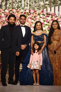 Allu Arjun @ Neelima Guna Wedding Reception Photos