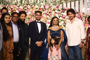 Allu Arjun, Mahesh Babu @ Neelima Guna Wedding Reception Photos