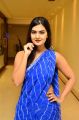 Actress Neha Deshpande in Hot Blue Saree Photos