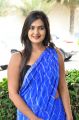 Actress Neha Deshpande Blue Saree Hot Photos