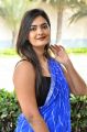 Actress Neha Deshpande in Hot Blue Saree Photos