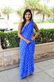 Actress Neha Deshpande Blue Saree at Trendz Exhibition