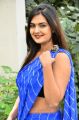 Actress Neha Deshpande in Hot Blue Saree Photos