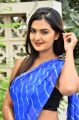 Actress Neha Deshpande in Hot Blue Saree Photos