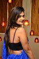 Telugu Actress Neha Deshpande Blue Saree Hot Photos