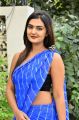 Telugu Actress Neha Deshpande Blue Saree Hot Photos