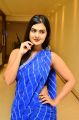 Actress Neha Deshpande Blue Saree Hot Photos