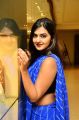 Actress Neha Deshpande in Hot Blue Saree Photos