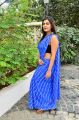 Actress Neha Deshpande in Hot Blue Saree Photos