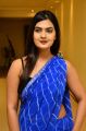 Actress Neha Deshpande Blue Saree Hot Photos