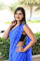 Actress Neha Deshpande Blue Saree Hot Photos