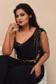 Neha Deshpande in Black Saree @ Psycho Teaser Launch