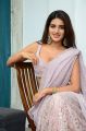 Actress Nidhhi Agerwal Saree Pics @ iSmart Shankar Interview