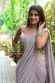 Actress Nidhi Agarwal Saree Pics @ iSmart Shankar Movie Interview