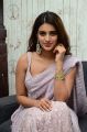 Actress Nidhhi Agerwal Saree Pics @ iSmart Shankar Movie Interview