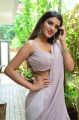 Actress Nidhhi Agerwal Saree Pics @ iSmart Shankar Interview