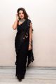 Actress Nidhi Agarwal Hot Black Saree Images @ iSmart Shankar Pre Release