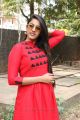 Actress Niharika Konidela Red Dress Photos