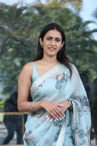 Telugu Actress Niharika Konidela in Saree Stills