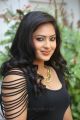 Actress Nikesha Patel Hot in Black Skirt Stills