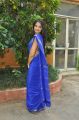 Telugu Actress Nikita Narayan Blue Saree Latest Photos