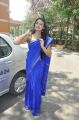Actress Nikita Narayan Latest Photos in Blue Saree