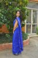 Actress Nikitha Narayan Blue Saree Latest Photos