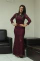 Actress Nikki Galrani Photos in Purple Dress @ Marakathamani Movie Interview