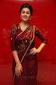 Actress Nikki Galrani Photos in Dark Red Saree