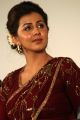 Actress Nikki Galrani Photos in Dark Red Saree at Maragatha Naanayam Audio Release