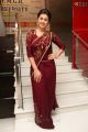 Actress Nikki Galrani in Dark Red Saree Photos