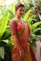 Actress Nikki Galrani Silk Saree Photos @ NeruppuDa Audio Launch