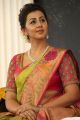 Actress Nikki Galrani Silk Saree Photos @ Neruppu Da Audio Launch
