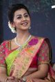 Neruppu Da Heroine Nikki Galrani Silk Saree Photos