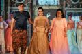 Nikki Galrani walked the ramp for Parvathy Chankramath at the MForMary Manorama Bridal Show