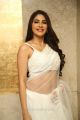 Kanchana 3 Movie Actress Nikki Tamboli White Saree Pics