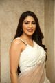 Kanchana 3 Movie Actress Nikki Tamboli White Saree Pics