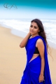 Actress Nimmy Blue Saree Photoshoot Stills