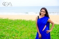 Actress Nimmy Blue Saree Photoshoot Stills