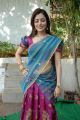 Nisha Agarwal in Saree Hot Stills at Sukumarudu Movie Opening