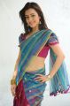 Telugu Actress Nisha Agarwal Hot Transparent Saree Stills