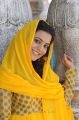 Telugu Actress Nisha Agarwal Cute Pics in Yellow Churidar Dress