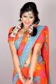 Actress Nisha Sharma Hot Saree Photo Shoot Stills