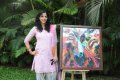 Nishanti Evani at Hari Srinivas Painting Exhibition