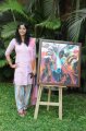 Nishanti Evani at Hari Srinivas Painting Exhibition