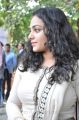 Actress Nitya Menon Photos in White Salwar Kameez