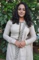 Actress Nithya Menon Photos in White Salwar Kameez